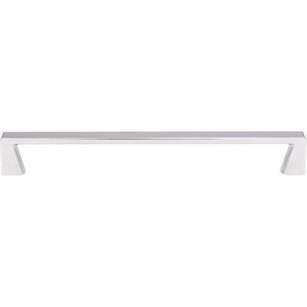 Jeffrey Alexander 192 mm Center-to-Center Polished Chrome Square Boswell Cabinet Pull - 177-192PC