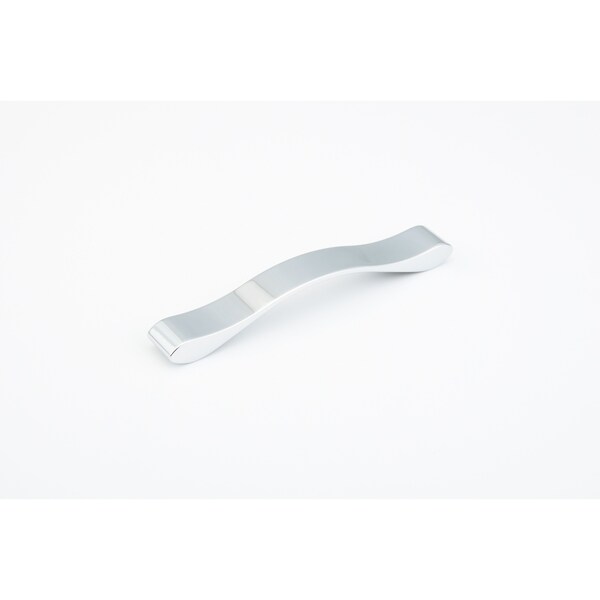 Schaub 160mm Center to Center Wave Cabinet Pull Polished Chrome Finish - 244-160-26