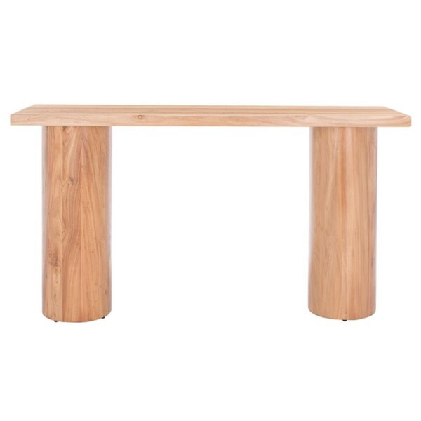 Safavieh Sanchez Elm Wood Console Table, Natural - 1 Box of 2 - SFV2302A-2BX
