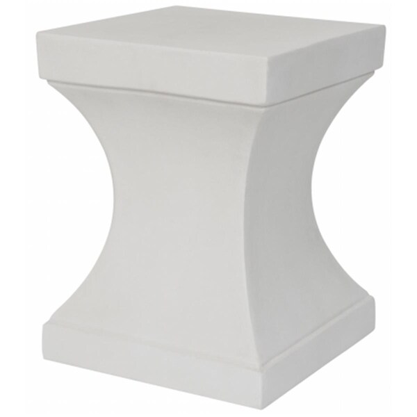 Safavieh Curby Concrete Accent Table- Ivory - 17.7 x 13.7 x 13.7 in. - VNN1002B