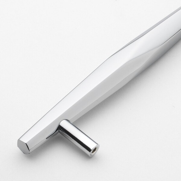 Gliderite Hardware 5-1/16 in. Center to Center Faceted Bar Pull Polished Chrome, 5PK - 4789-128-PC-5