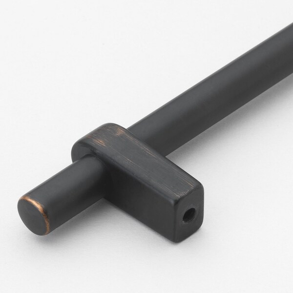 Gliderite Hardware 4-1/4 in. Center to Center Oil Rubbed Bronze European Cabinet Pull - 4148-S-ORB, 10PK - 4148-S-ORB-10