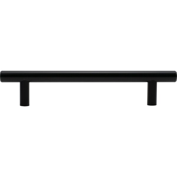 Designperfect 5-1/16'' Center-to-Center Cabinet Bar Pull, Matte/Flat Black, 25PK - DPA25T204BLK