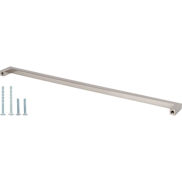 Designperfect 12-9/16'' Center-to-Center Handle Pull, Brushed Satin Nickel, 10PK - DPA10S359SNB