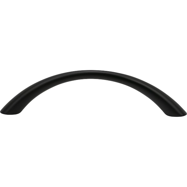 Designperfect 3-3/4'' Center-to-Center Arch Pull, Matte/Flat Black - DPA-H383BLK