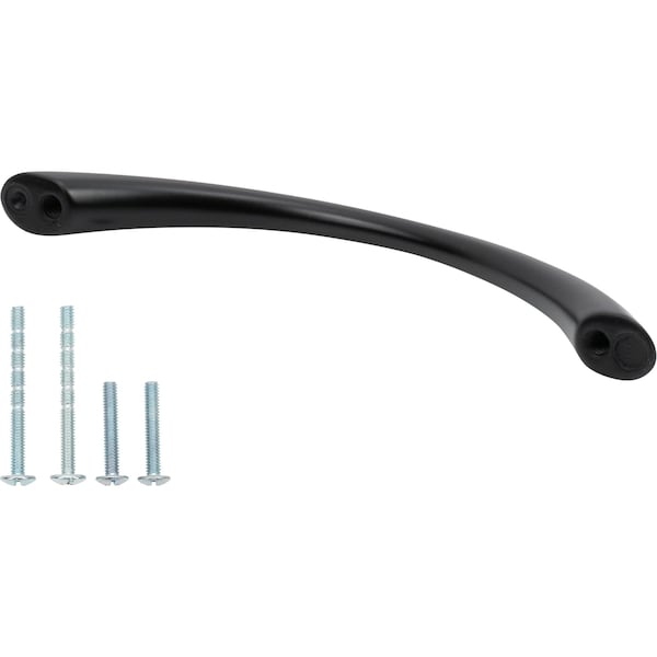 Designperfect 3-3/4'' Center-to-Center Arch Pull, Matte/Flat Black - DPA-H383BLK
