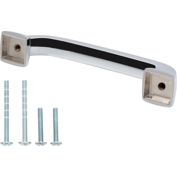Designperfect 3-3/4'' Center-to-Center Handle Pull, Polished Chrome, 10PK - DPA10S33PC
