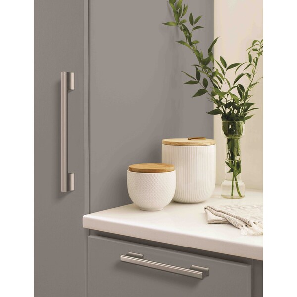 Amerock Status 8-13/16 in 224 mm Center-to-Center Satin Nickel Cabinet Pull - BP36840G10