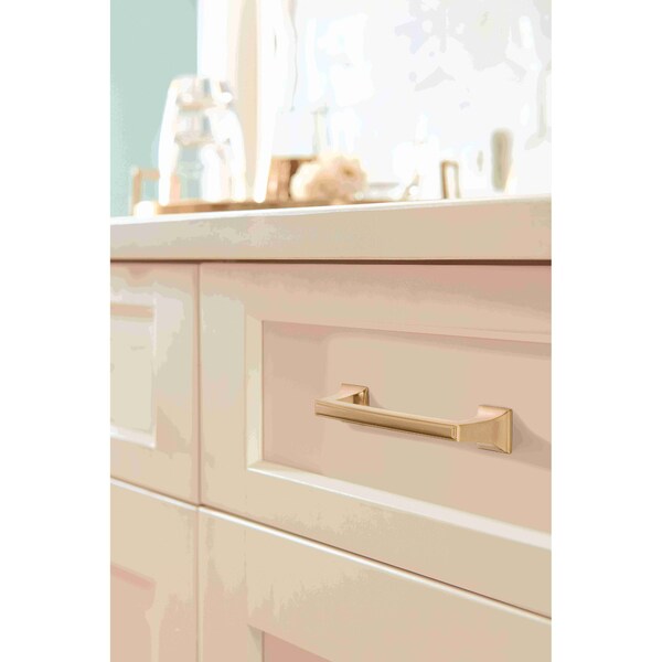 Amerock Mulholland 3-3/4 in 96 mm Center-to-Center Champagne Bronze Cabinet Pull - BP53031CZ
