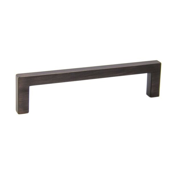 Crown 5-1/2" Modern Square Cabinet Pull with 5" Center to Center Oil Rubbed Bronze Finish - CHP8722710B