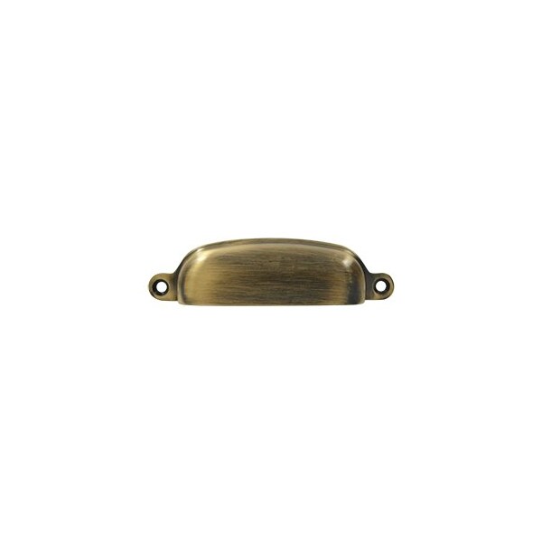 Deltana SHP29 Exposed Shell Pull Antique Brass, 10PK - SHP29U5-XCP10