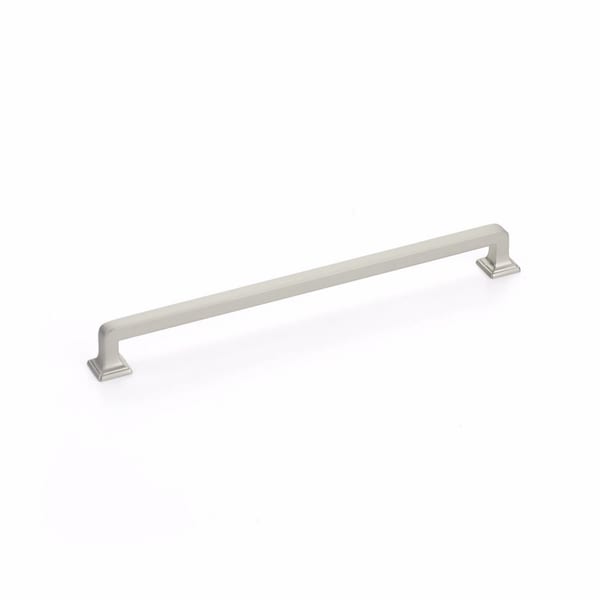 Schaub 10in Center to Center Menlo Park Cabinet Pull Satin Nickel Finish - 524-15
