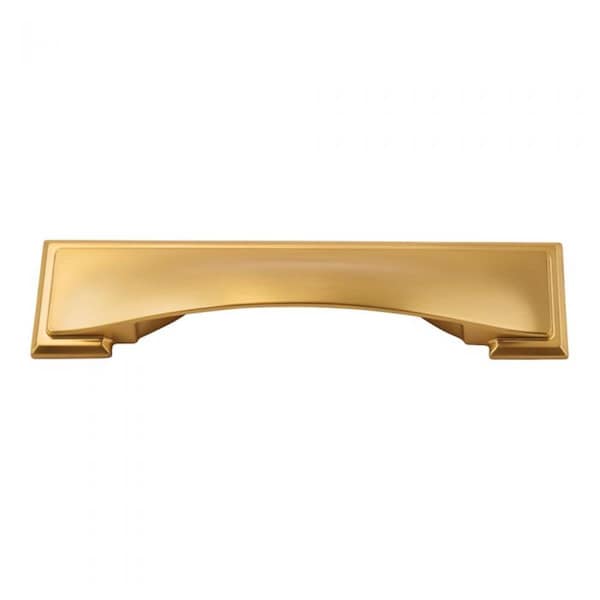Gan Eden 3 in. x 96 x 128 mm Cabinet Cup Pull, Branched Glod Brass - GA2247574