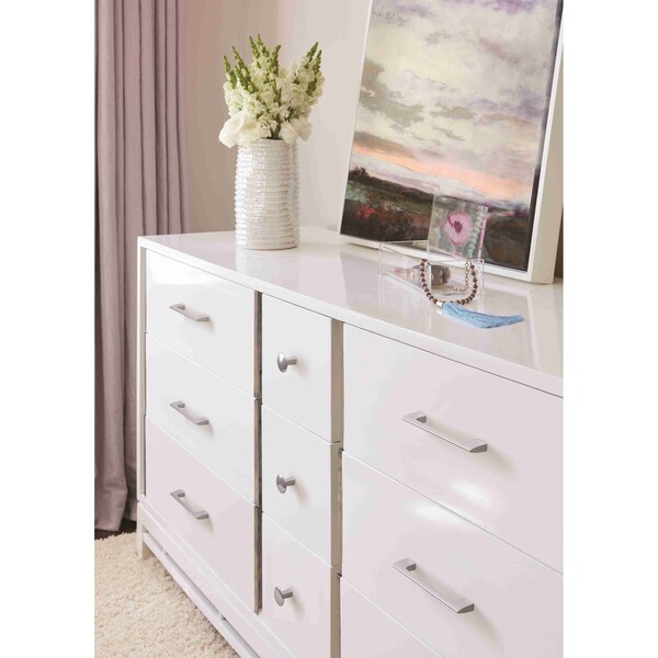 Amerock Riva 5-1/16 in 128 mm Center-to-Center Polished Chrome Cabinet Pull - BP5536726