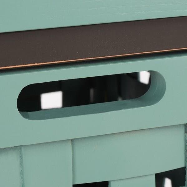 Safavieh Isaac Storage Bench, Dusty Green - AMH6530B