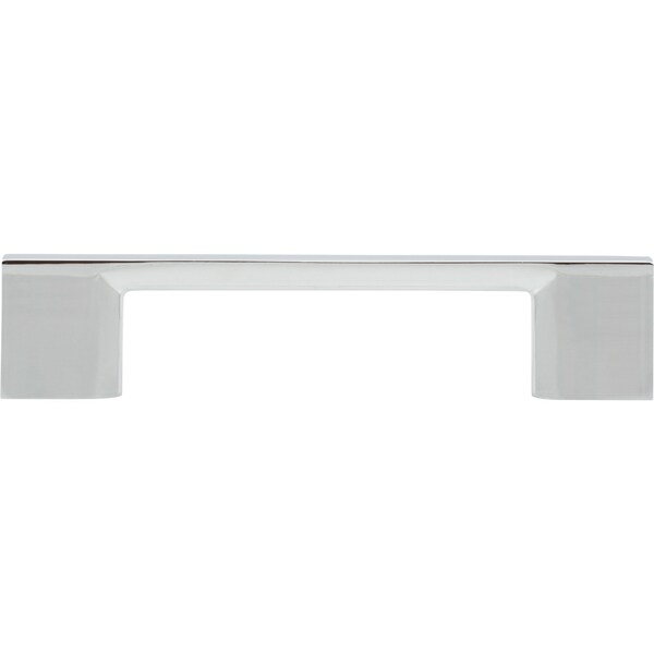 Designperfect 3-3/4'' Center-to-Center Square Cabinet Pull, Polished Chrome, 25PK - DPA25S793PC