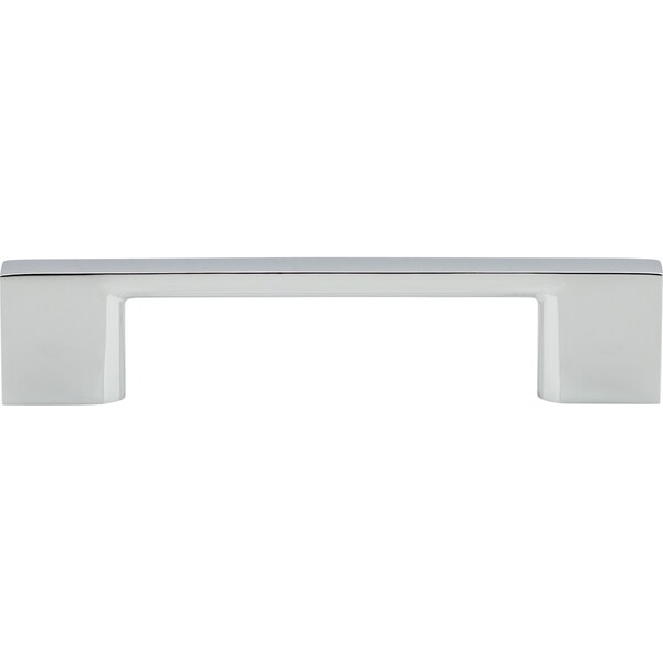 Designperfect 3-3/4'' Center-to-Center Square Cabinet Pull, Polished Chrome, 25PK - DPA25S793PC