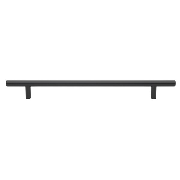 Gliderite Hardware 9 in. Center to Center Matte Black Solid Steel Bar Pull - 5012-228-MB, 5PK - 5012-228-MB-5