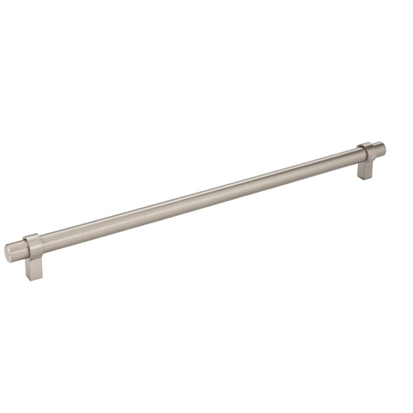 Jeffrey Alexander 480 mm Center-to-Center Satin Nickel Key Grande Cabinet Bar Pull - 5480SN