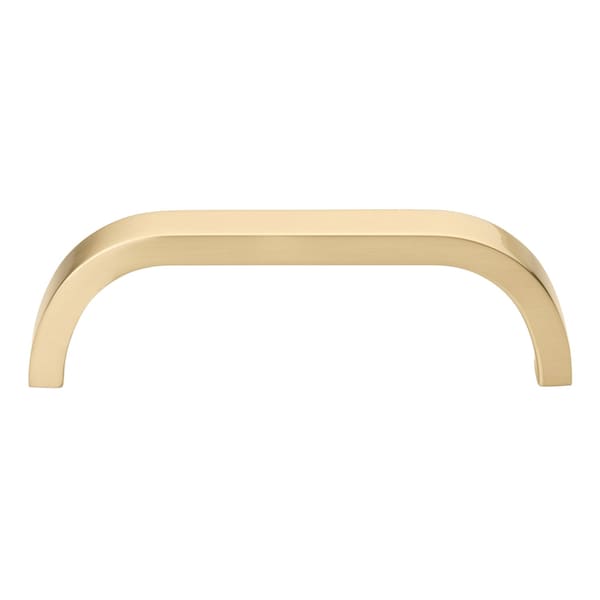 Gliderite Hardware 3-3/4 in. Center to Center Curved Bar Pull Champagne Gold, 5PK - 4843-96-CHPG-5