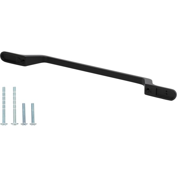 Designperfect 6-5/16'' Center-to-Center Handle Pull, Matte/Flat Black, 25PK - DPA25R985BLK