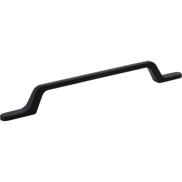 Designperfect 6-5/16'' Center-to-Center Handle Pull, Matte/Flat Black, 25PK - DPA25R985BLK