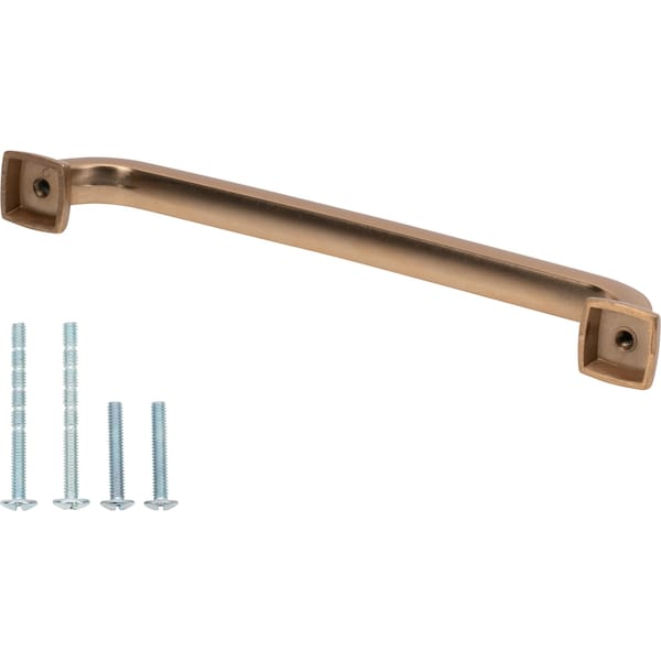 Designperfect 6-5/16'' Center-to-Center Handle Pull, Champagne Bronze/Gold, 10PK - DPA10S35CBZ