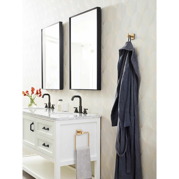 Amerock Exceed 3 inch 76mm Center-to-Center Matte Black Cabinet Pull - BP37375FB