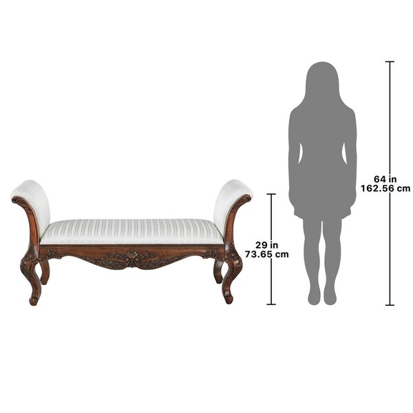 Design Toscano Maison Mehieu Hardwood Bench - DY8110