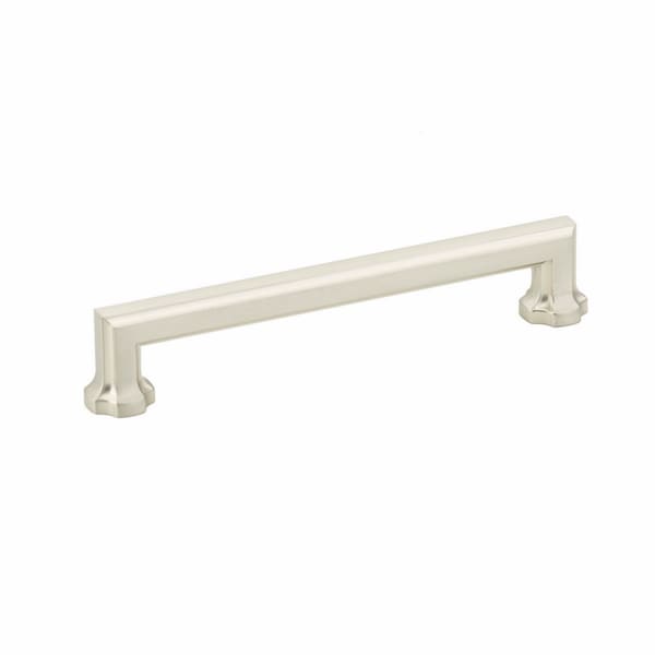 Schaub 6in Center to Center Empire Cabinet Pull Satin Nickel Finish - 885-15