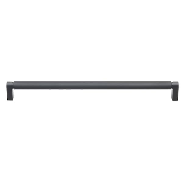 Gliderite Hardware 12-5/8 in. Center to Center Knurled Bar Pull Matte Black, 10PK - 4788-320-MB-10
