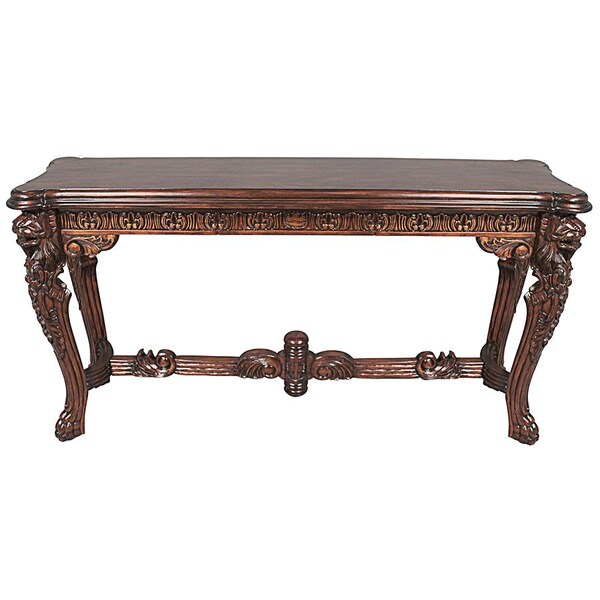 Design Toscano Lord Raffles Grand Hall Lion Leg Console - AF57226