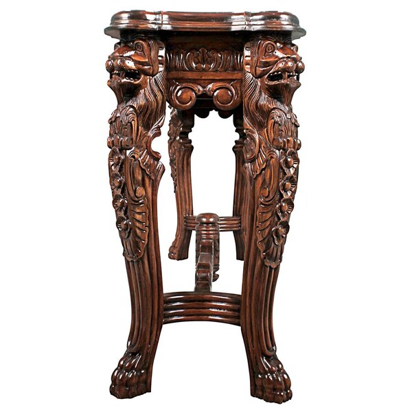 Design Toscano Lord Raffles Grand Hall Lion Leg Console - AF57226