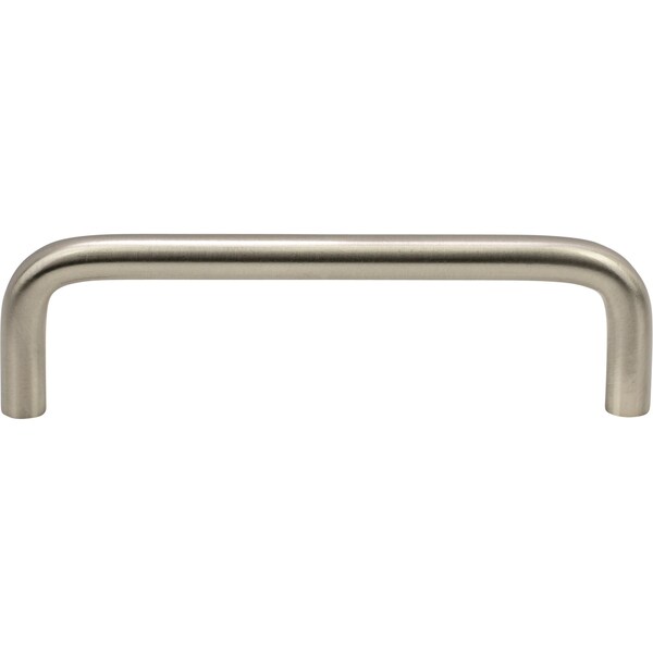 Designperfect 4'' Center-to-Center Wire Pull, Brushed Satin Nickel, 10PK - DPA10W5910SNB