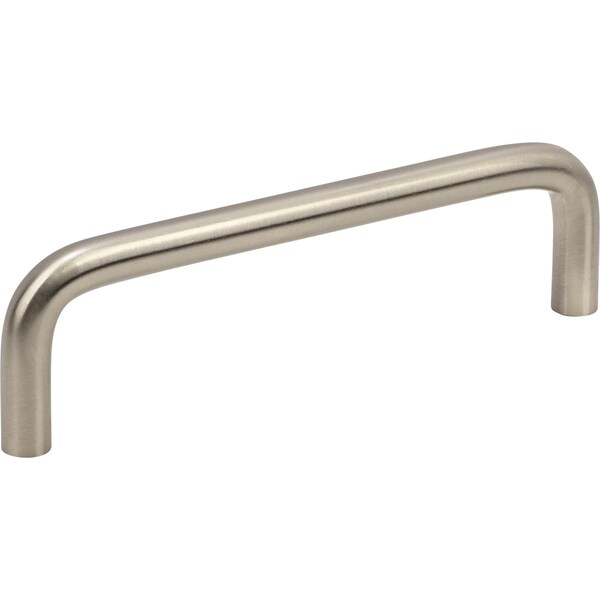 Designperfect 4'' Center-to-Center Wire Pull, Brushed Satin Nickel, 10PK - DPA10W5910SNB