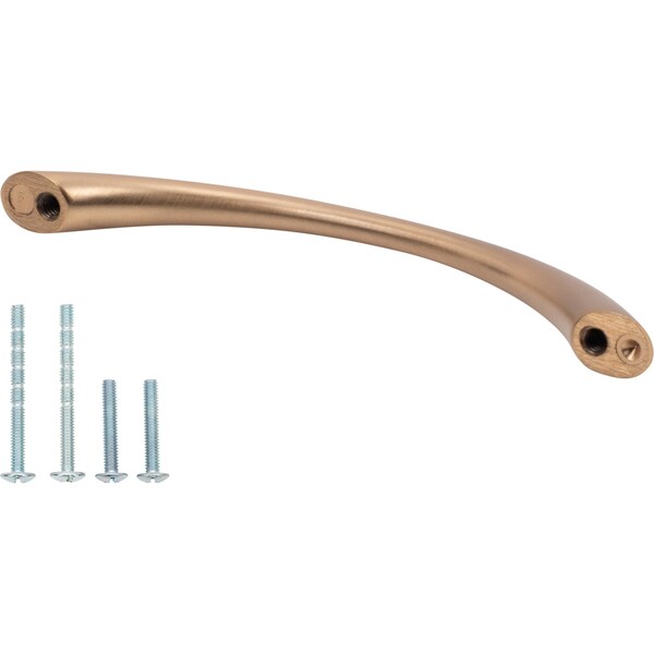 Designperfect 3-3/4'' Center-to-Center Arch Pull, Champagne Bronze/Gold, 10PK - DPA10H383CBZ