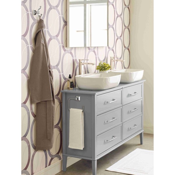 Amerock Mulholland 6-5/16 in 160 mm Center-to-Center Polished Chrome Cabinet Pull - BP5353026