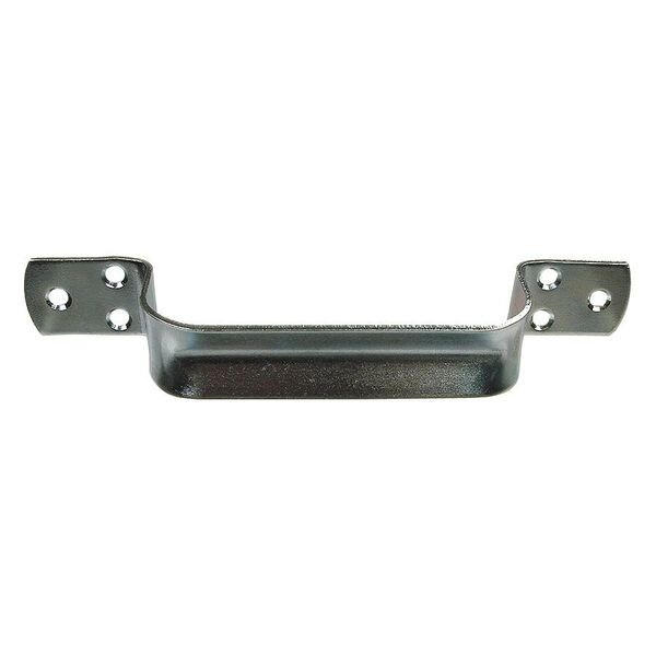 Monroe Pmp Pull Handle, Steel, Polished Zinc, Unth. Through Holes - PH-0250