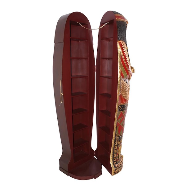 Design Toscano Queen Ankhesenamun Life-Size Sarcophagus Cabinet - NE36087