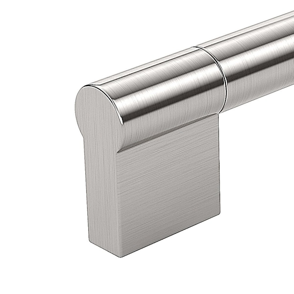 Richelieu Avellino Collection 10 1/8 in (256 mm) Center-to-Center Brushed Nickel Contemporary Cabinet Pull - BP527256195