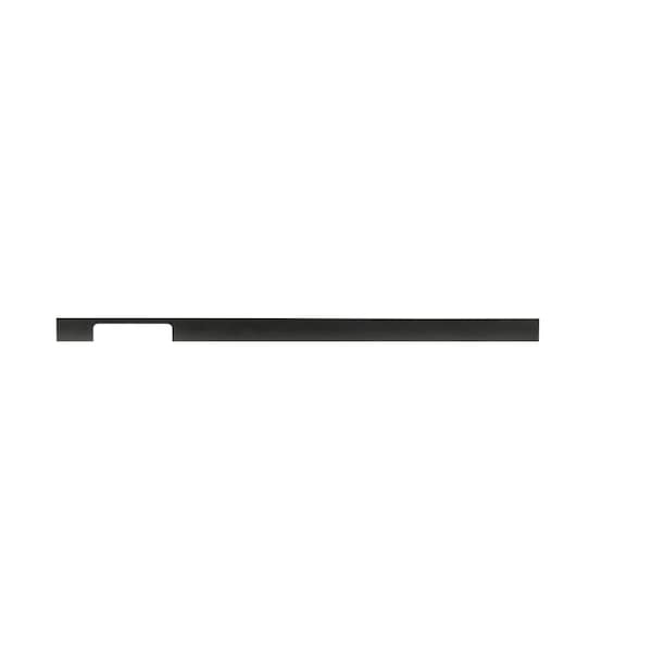 Richelieu 30 1/4 in (768 mm) Center-to-Center Matte Black Contemporary Drawer Pull - BP720768900