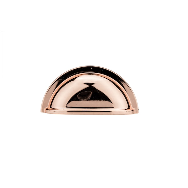Richelieu 3 in (76.2 mm) Center-to-Center Polished Copper Traditional Drawer Pull - BP50388191