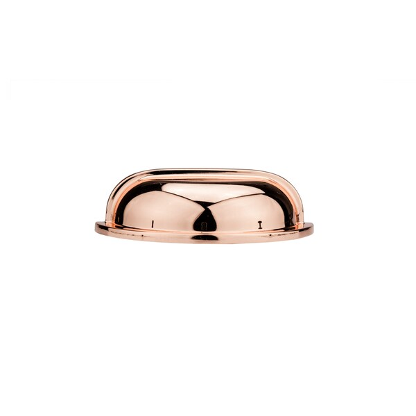 Richelieu 3 in (76.2 mm) Center-to-Center Polished Copper Traditional Drawer Pull - BP50388191