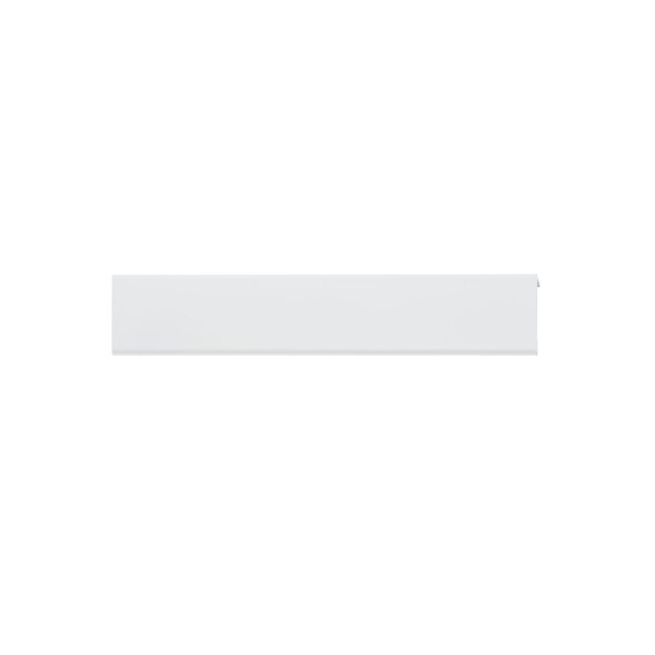 Richelieu 7 9/16 in (192 mm) Center-to-Center White Contemporary Drawer Edge Pull - BP989819230