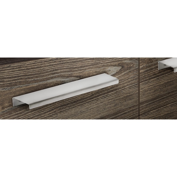 Richelieu 4 in (102 mm) Center-to-Center Stainless Steel Contemporary Edge Cabinet Pull - BP57606170A