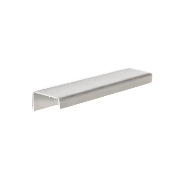 Richelieu 4 in (102 mm) Center-to-Center Stainless Steel Contemporary Edge Cabinet Pull - BP57606170A