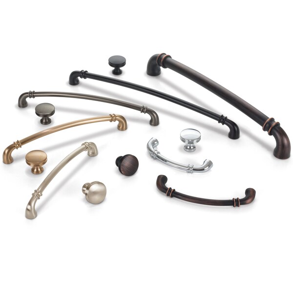 Jeffrey Alexander 96 mm Center-to-Center Satin Bronze Marie Cabinet Pull - 445-96SBZ