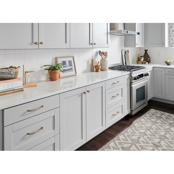 Jeffrey Alexander 96 mm Center-to-Center Satin Bronze Marie Cabinet Pull - 445-96SBZ