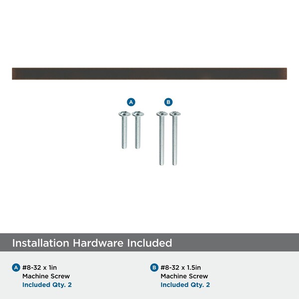 Amerock Monument 8-13/16 in 224 mm Center-to-Center Oil Rubbed Bronze Cabinet Pull - BP36909ORB