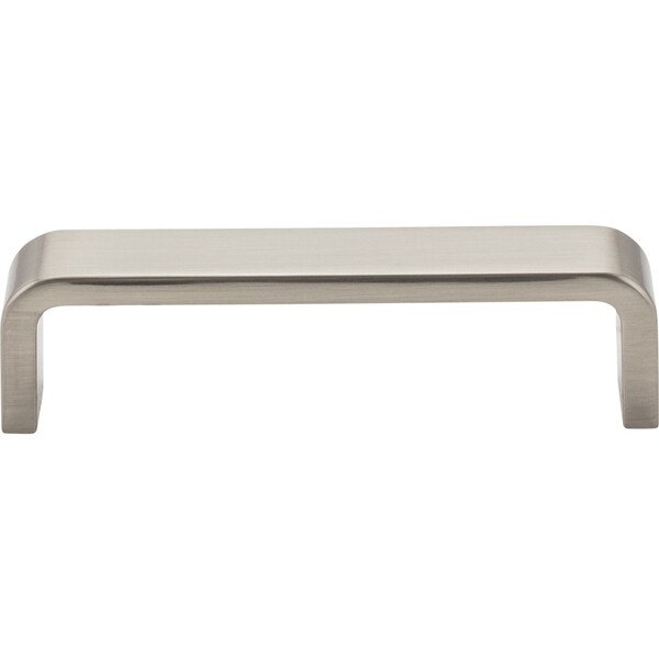 Elements By Hardware Resources 4" Center-to-Center Satin Nickel Square Asher Cabinet Pull - 193-4SN